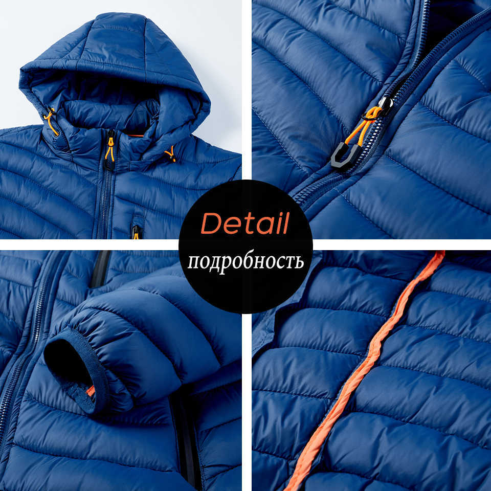 TFU Men's Autumn Winter Vintage Classic Hooded Warm Parkas Jackets Coat Men Outwear Casual Detachable Hat Outfits Parka Men 211014