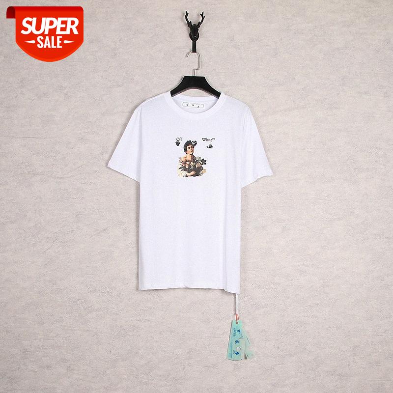 Shirt Off European and American fashion brand white flower fruit arrow oil painting printed short sleeve T-shirt ow couple bottoms #0K1O, White;black
Shirt Off European and American fashion brand white flower fruit arrow oil painting printed short sleeve T-shirt ow couple bottoms #0K1O, White;black