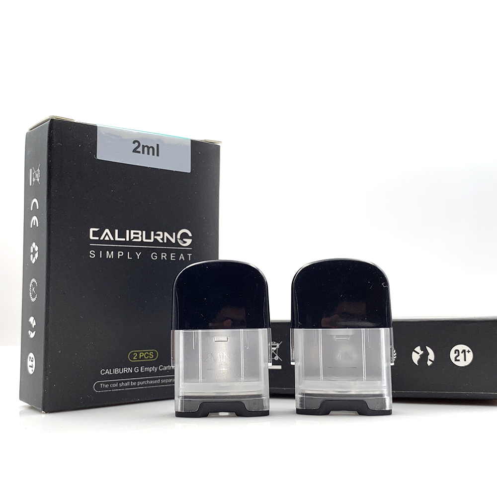 2PCS/PACK Caliburn G Empty Pod Cartridge 2ml Capacity Tank Refillable Atomizer For Caliburn G Pod System Kit 100% Original 
2PCS/PACK Caliburn G Empty Pod Cartridge 2ml Capacity Tank Refillable Atomizer For Caliburn G Pod System Kit 100% Original