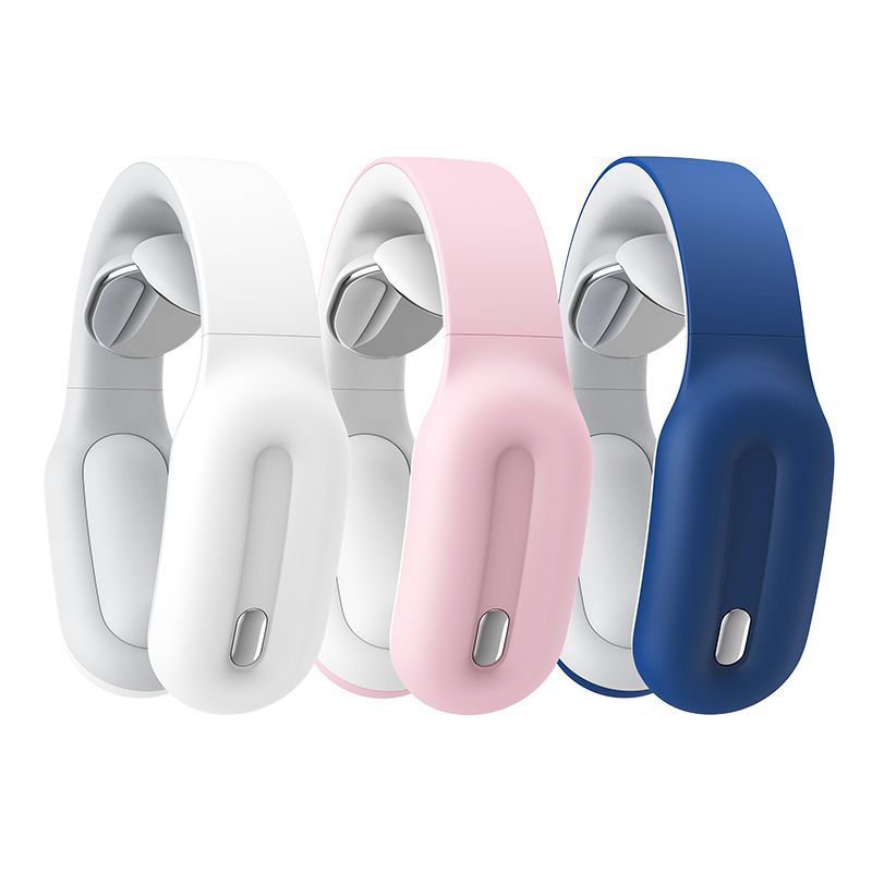 Electric Pulse Neck Massager Rechargeable USB Cervical Traction Therapy Massage Stimulator Pain Relief Heating Function