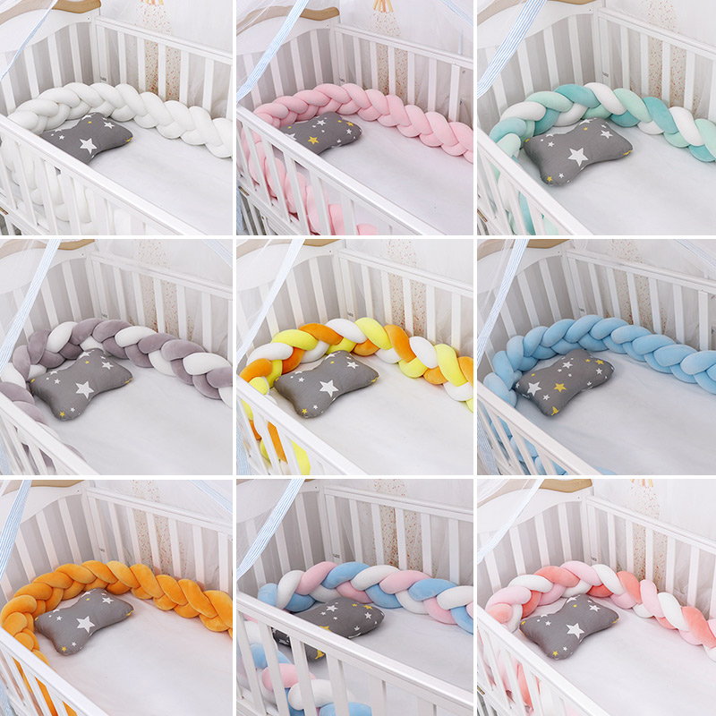 Fashionable 19-27 Baby Bed Crib Bumper 1.5M/2M/3M Baby Nest Protector Weaving Plush Twist Knot Cot Bumper Dropshipping Infantil
Fashionable 19-27 Baby Bed Crib Bumper 1.5M/2M/3M Baby Nest Protector Weaving Plush Twist Knot Cot Bumper Dropshipping Infantil