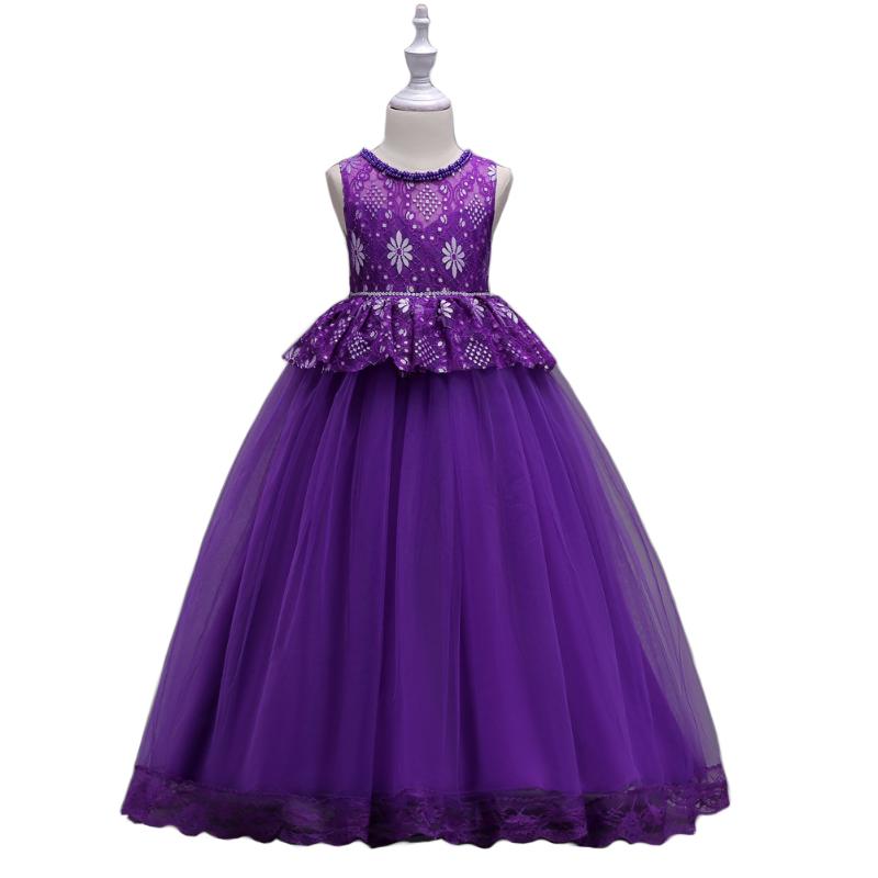 Girl's Dresses Kids Girls Princess Dress Party Wedding Pageant Formal Lace Tutu, Purple
Girl's Dresses Kids Girls Princess Dress Party Wedding Pageant Formal Lace Tutu, Purple