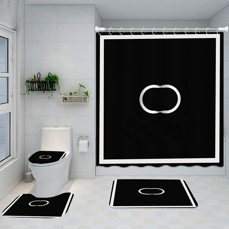 Home Shower Curtains Europe Style Double Letter Bath Curtains Fashion Printed Non Slip Mats Bathroom Accessories
Home Shower Curtains Europe Style Double Letter Bath Curtains Fashion Printed Non Slip Mats Bathroom Accessories