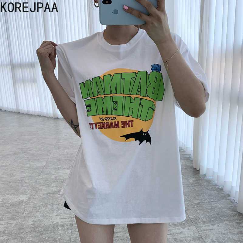 Korejpaa Girl T-Shirt Summer Korean Chic Age Reduction All-Match Candy Color Round Neck Loose Letter Printing Pullovers 210526, Gray
Korejpaa Girl T-Shirt Summer Korean Chic Age Reduction All-Match Candy Color Round Neck Loose Letter Printing Pullovers 210526, Gray