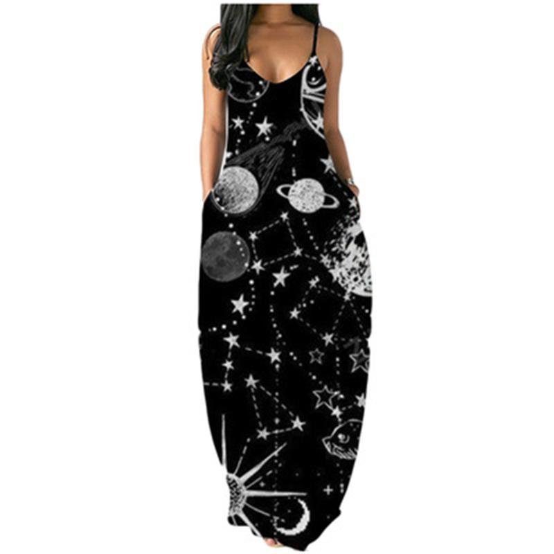 Casual Dresses Y2K Dress Retro Print Sleeveless Summer Women's Pocket V-neck Loose Elegant Female Plus Size Banquet Vestidos, Black;gray
Casual Dresses Y2K Dress Retro Print Sleeveless Summer Women's Pocket V-neck Loose Elegant Female Plus Size Banquet Vestidos, Black;gray