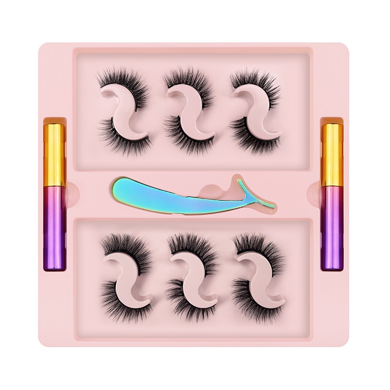 Soft Light Glue-free False Eyelash 6 Pairs Set Thick Natural Long Magnetic 3D Fake Lashes With Magnet Liquid Eyeliner Eyelashes Tweezer Makeup Accessory for Eyes DHL
Soft Light Glue-free False Eyelash 6 Pairs Set Thick Natural Long Magnetic 3D Fake Lashes With Magnet Liquid Eyeliner Eyelashes Tweezer Makeup Accessory for Eyes DHL