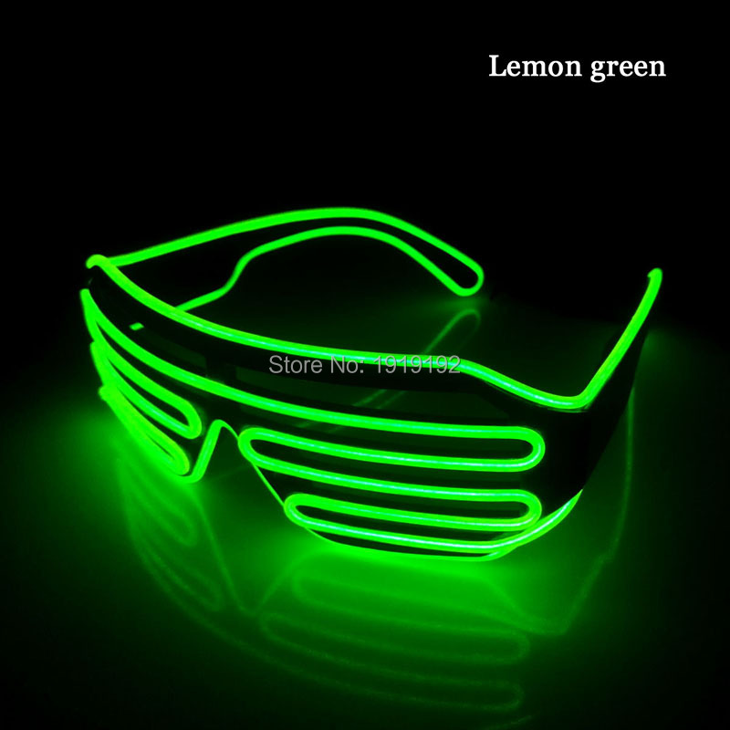 costume accessories ten colors option el glasses el wire fashion neon led light up shutter shaped glasses rave costume party by 3v steady, Silver
costume accessories ten colors option el glasses el wire fashion neon led light up shutter shaped glasses rave costume party by 3v steady, Silver