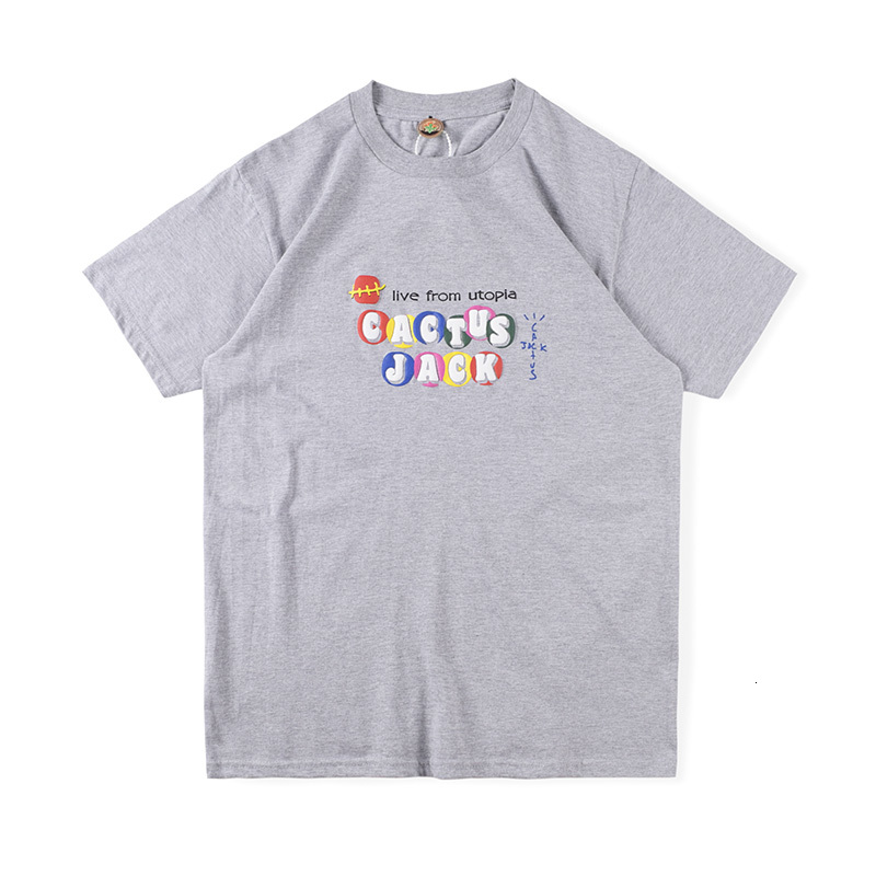 2021 Ins Spring Summer Cactus Jack T shirt French Fries Live From Utopia Snack Bar Collaborate Tee Skateboard Mens Women Street Casual, White;black
2021 Ins Spring Summer Cactus Jack T shirt French Fries Live From Utopia Snack Bar Collaborate Tee Skateboard Mens Women Street Casual, White;black