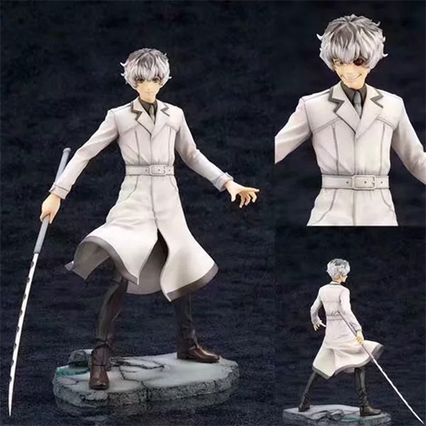 22cm Tokyo Ghoul Kaneki Ken Anime Action Figure PVC New Collection figures toys Q0522, Without box
22cm Tokyo Ghoul Kaneki Ken Anime Action Figure PVC New Collection figures toys Q0522, Without box