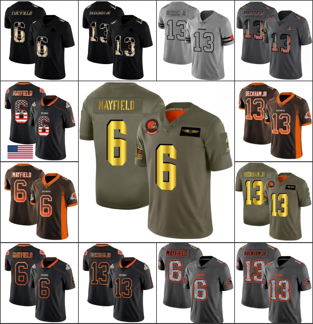 ClevelandBrownsMen #6 Baker Mayfield 13 Odell Beckham Jr. Women Youth Limited Football Jersey, Black;red
ClevelandBrownsMen #6 Baker Mayfield 13 Odell Beckham Jr. Women Youth Limited Football Jersey, Black;red