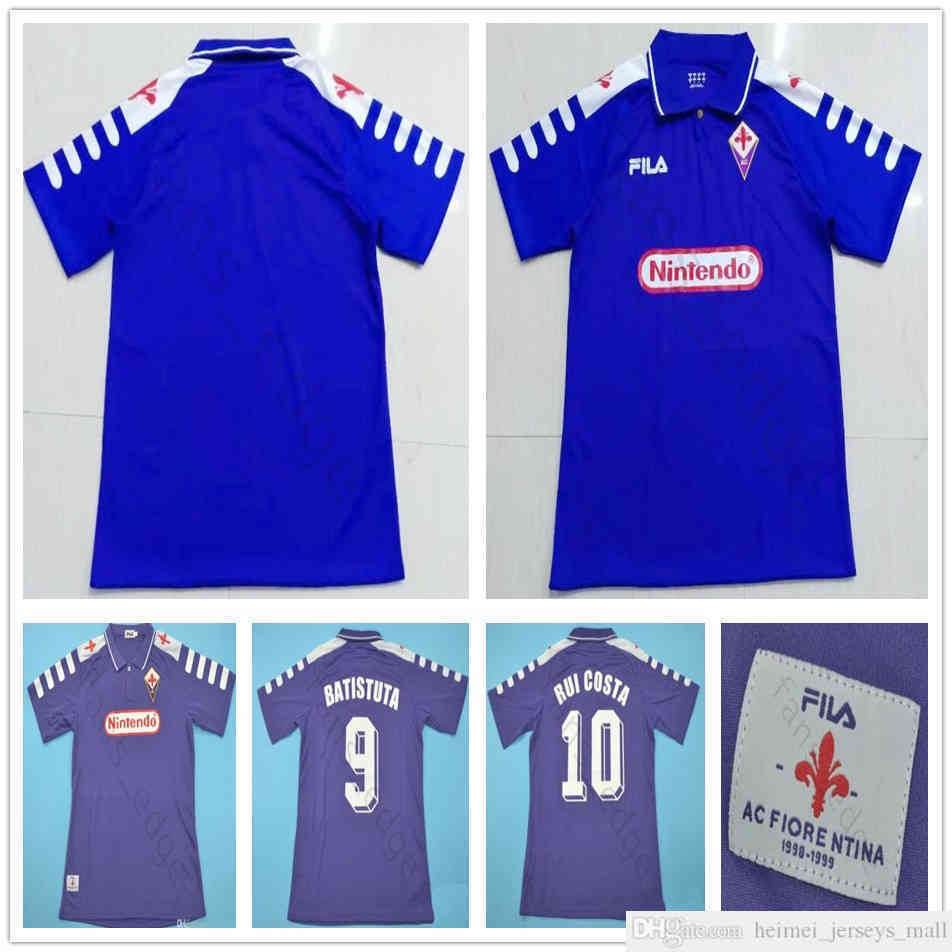 1998 1999 Retro Fiorentina Soccer Jerseys 9 BATISTUTA RUI COSTA Custom Vintage 98 99 Florence Home Men Football Shirts Camisas de Futebol, Black;yellow
1998 1999 Retro Fiorentina Soccer Jerseys 9 BATISTUTA RUI COSTA Custom Vintage 98 99 Florence Home Men Football Shirts Camisas de Futebol, Black;yellow