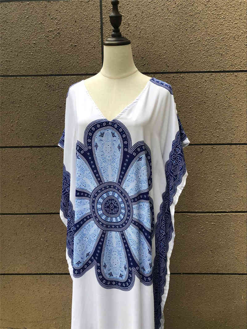 Beach Dress Cotton Cover up Robe de Plage Women Tunic Sarong Bathing Suit s Long Pareo Swim cover #Q485 210420