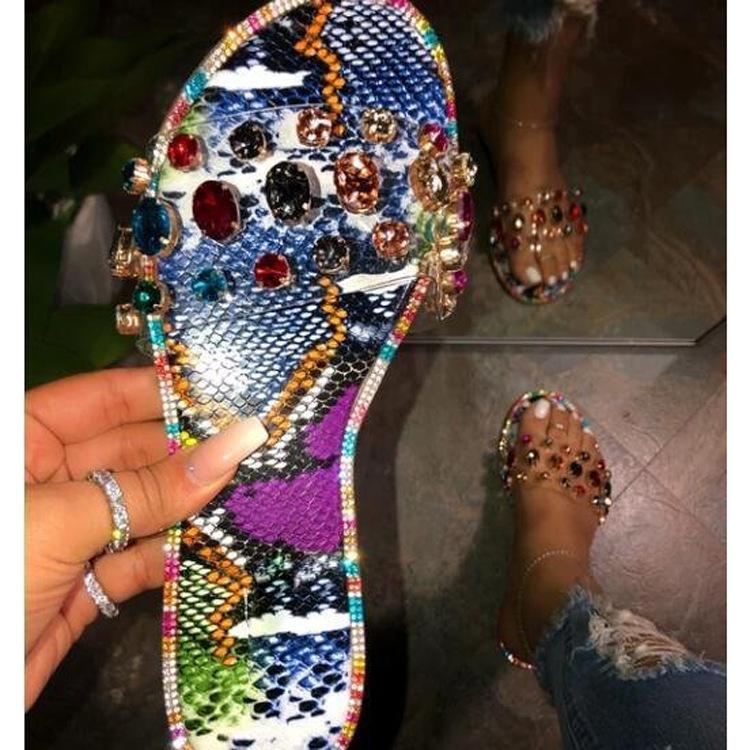 Sandals Snake Skin Pattern Summer Flat Shoes Sliippers For Women Designers Ladies Beach Party Slippers, Black
Sandals Snake Skin Pattern Summer Flat Shoes Sliippers For Women Designers Ladies Beach Party Slippers, Black
