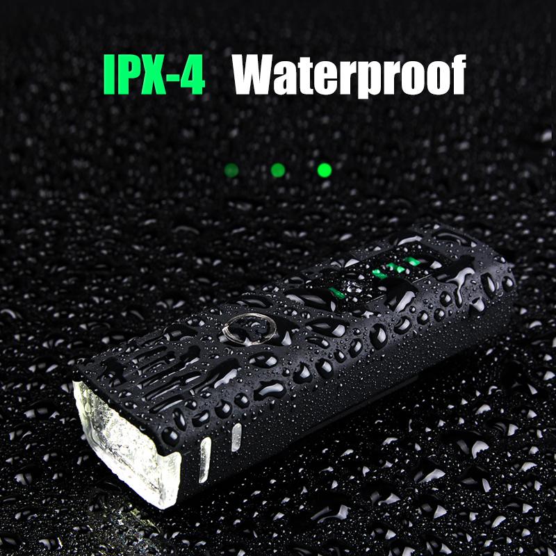 2000mAh Bicycle Front Light Bike Flashlight Bicycle Lantern LED USB Rechargeable MTB Bike Rear Lamp for Cycling Motorcycles Headli