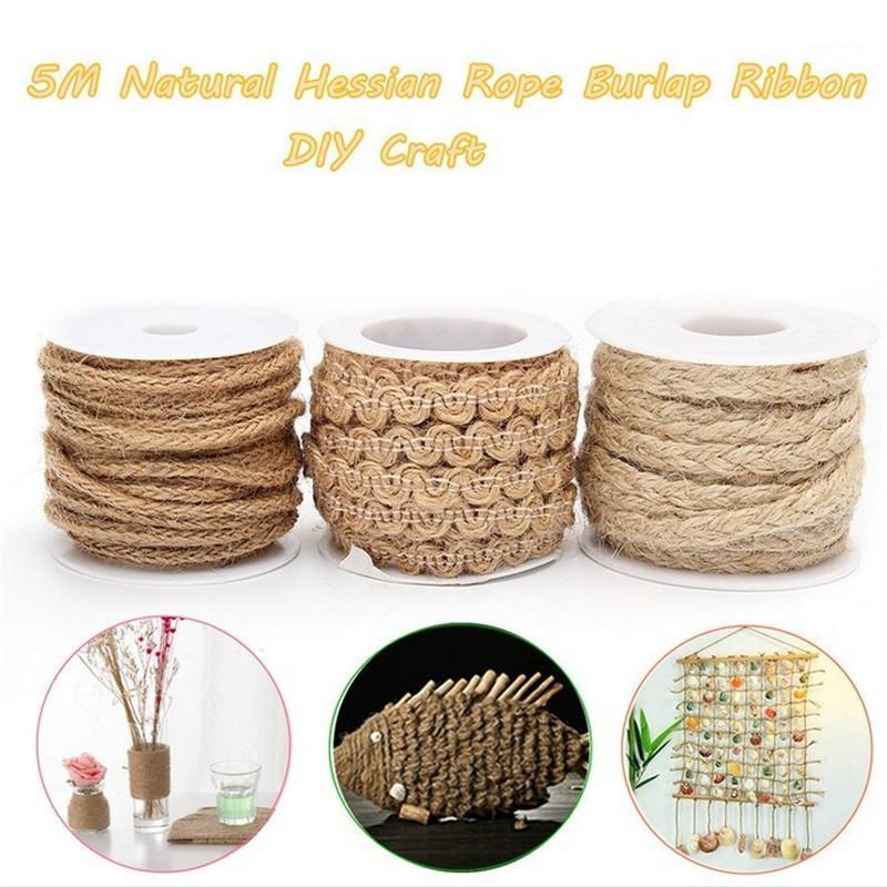 Party Decoration 5m Natural Hessian Jute Burlap Ribbon Strand Rope DIY Craft Vintage Wedding Supplies Fashion
Party Decoration 5m Natural Hessian Jute Burlap Ribbon Strand Rope DIY Craft Vintage Wedding Supplies Fashion