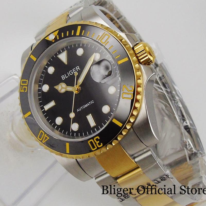 Gold Coated Self Winding Men Wristwatch Sapphire Crystal NH35 MIYOTA 8215 Movement Wristwatches, Nologo
Gold Coated Self Winding Men Wristwatch Sapphire Crystal NH35 MIYOTA 8215 Movement Wristwatches, Nologo