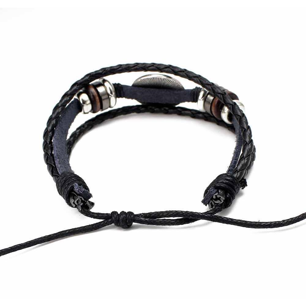 link, chain fashion jewelry diy multi layer leather bracelet bangle blank base fit 20mm round p o glass cabochon sett sqcmen dh_seller2010 l, Black
link, chain fashion jewelry diy multi layer leather bracelet bangle blank base fit 20mm round p o glass cabochon sett sqcmen dh_seller2010 l, Black