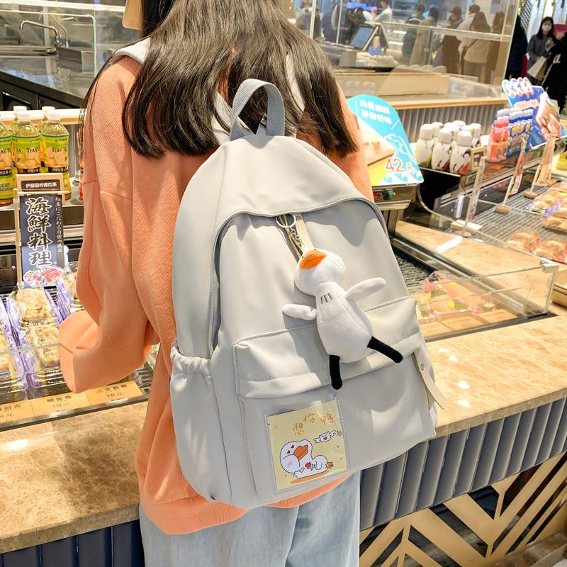 Backpack Pupil Panelled Cute Women 2021 Kawaii Waterproof School Backpacks For Teens Female Korean Travel Bag Ladies Bookbag, Pink without toy
Backpack Pupil Panelled Cute Women 2021 Kawaii Waterproof School Backpacks For Teens Female Korean Travel Bag Ladies Bookbag, Pink without toy