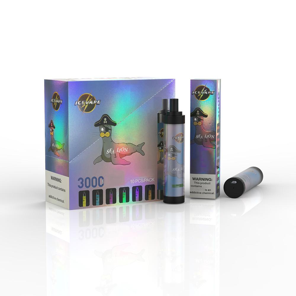 new electronic cigarette ICEVAPE SEA LION kit r and m dazzle pro disposable vape 3000 puffs 6ml pod pen Pods colorful RGB light e-cigarettes
new electronic cigarette ICEVAPE SEA LION kit r and m dazzle pro disposable vape 3000 puffs 6ml pod pen Pods colorful RGB light e-cigarettes
