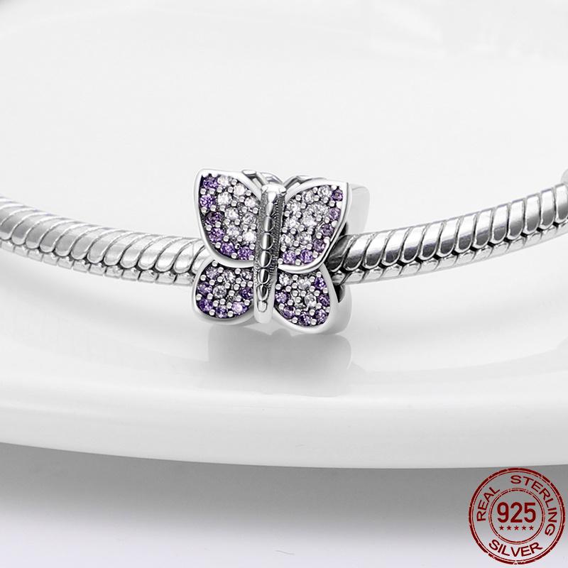 Other 2021 Fit Bracelet Necklace Zircon Butterfly Bead Plata De Ley Charm Lady DIY Jewelry Gift
Other 2021 Fit Bracelet Necklace Zircon Butterfly Bead Plata De Ley Charm Lady DIY Jewelry Gift