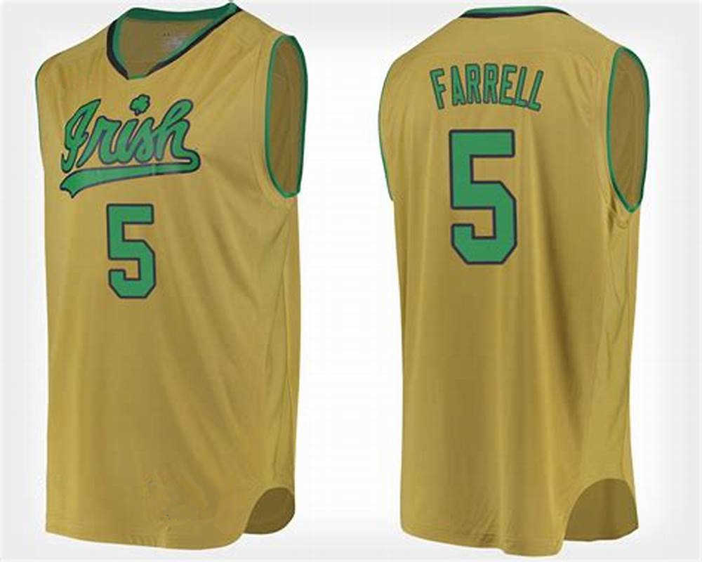 35 Bonzie Colson 5 Matt Farrell Notre Dame Fighting Irish College Basketball Jersey Embroidery Stitched Customize any number and name, Gold
35 Bonzie Colson 5 Matt Farrell Notre Dame Fighting Irish College Basketball Jersey Embroidery Stitched Customize any number and name, Gold