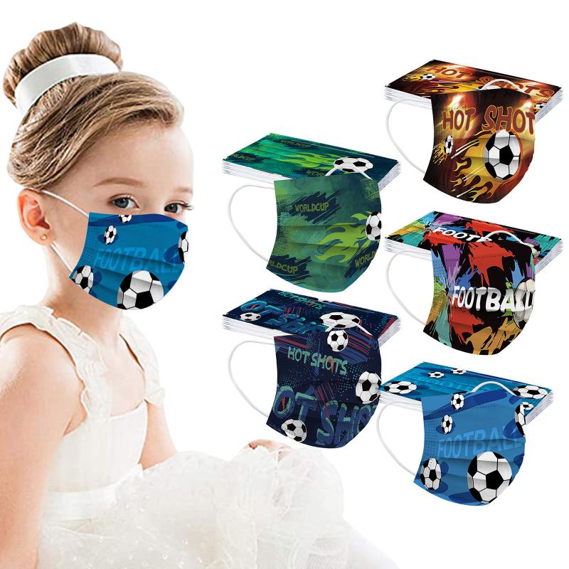 Other Event & Party Supplies 50Pcs Child Soccer Masks Disposable Face Maske 3ply Loop Non-woven Mouth Mask Cartoon Printed Halloween Cosplay
Other Event & Party Supplies 50Pcs Child Soccer Masks Disposable Face Maske 3ply Loop Non-woven Mouth Mask Cartoon Printed Halloween Cosplay