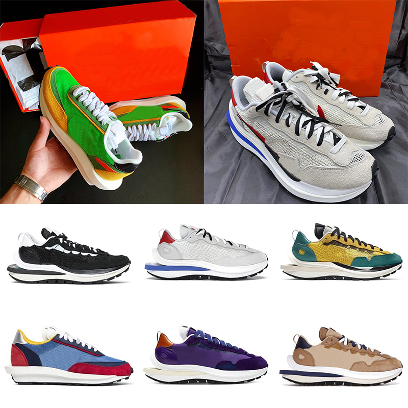 Sacais ldv vaporwaffle 2.0 mens running shoes Sport Fuchsia Game Royal Black White Tour Yellow Stadium Green fashion men women sneakers
Sacais ldv vaporwaffle 2.0 mens running shoes Sport Fuchsia Game Royal Black White Tour Yellow Stadium Green fashion men women sneakers