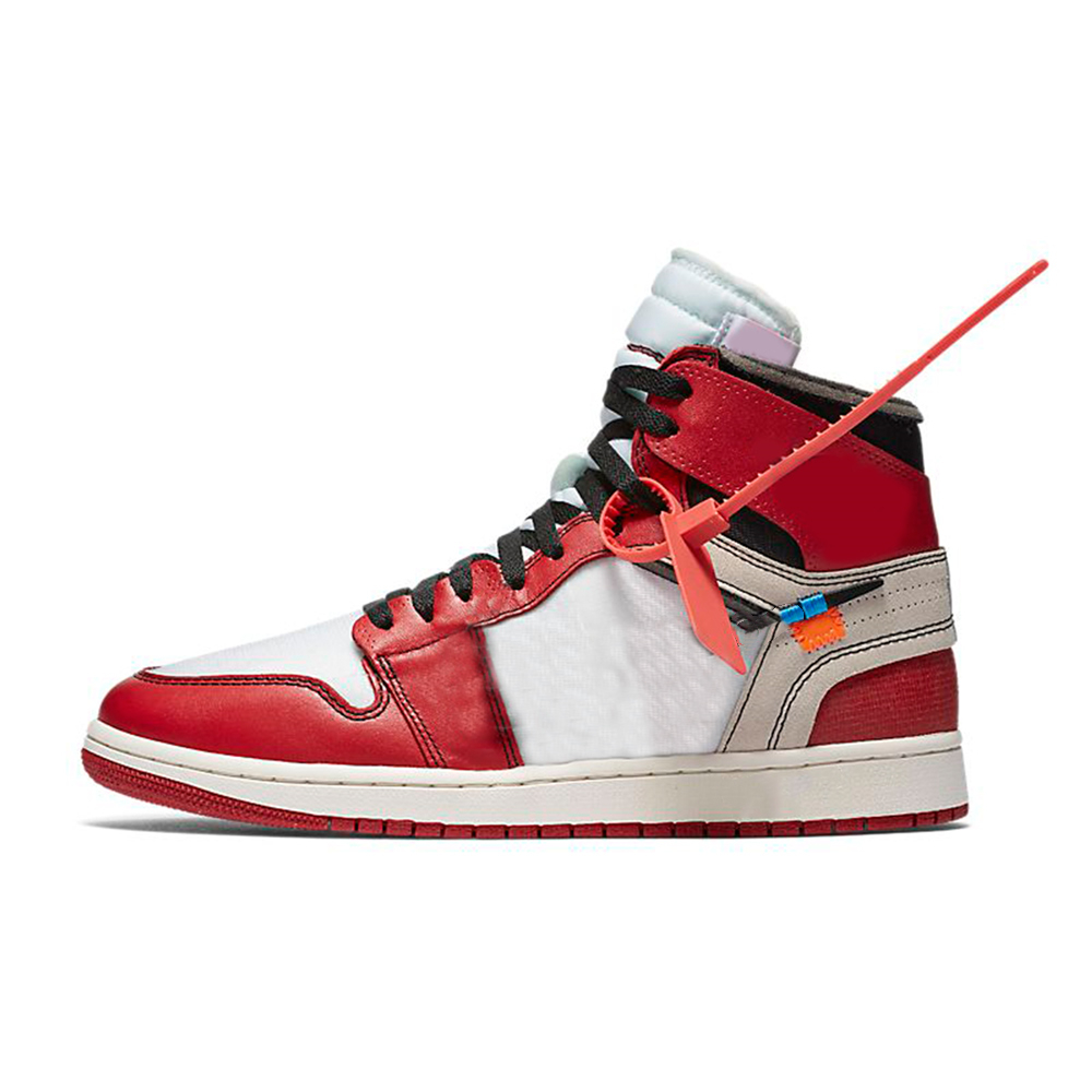 High OG 1S Off Joint Design UNC Chicago Mens Basketball Shoes Red Blue White Sports Running Shoe Fashion Sneakers Outdoor North Carolina Cha
High OG 1S Off Joint Design UNC Chicago Mens Basketball Shoes Red Blue White Sports Running Shoe Fashion Sneakers Outdoor North Carolina Cha