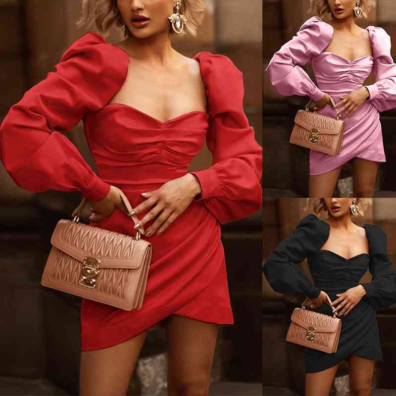 Sexy Womens Elegant Dress Fashion Black Red Party Slim Fit es Square Collar Long Sleeve Design Bodycon Mini Vestidos 210603
Sexy Womens Elegant Dress Fashion Black Red Party Slim Fit es Square Collar Long Sleeve Design Bodycon Mini Vestidos 210603