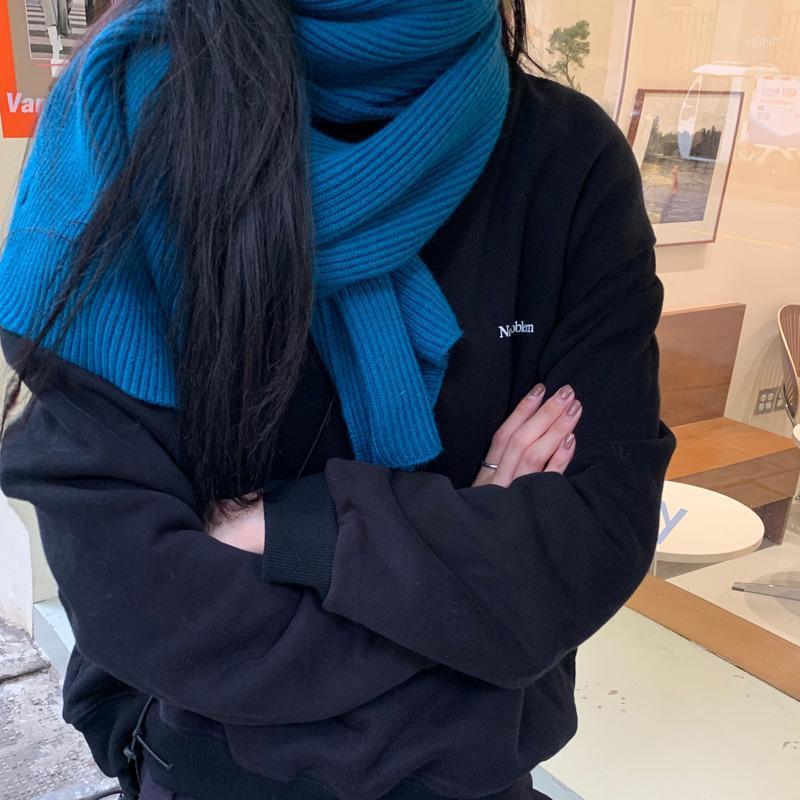 Scarves Pure Color Knitted Wool Scarf Women 2021 Autumn And Winter Warm Cute Comfortable, Student Casual Long For Ladies Girls, Blue;gray
Scarves Pure Color Knitted Wool Scarf Women 2021 Autumn And Winter Warm Cute Comfortable, Student Casual Long For Ladies Girls, Blue;gray