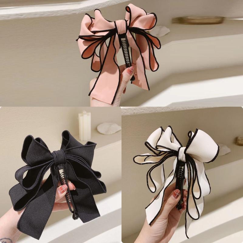 Hair Clips & Barrettes Fashion 2021 Korea Style Sweet Hairpin Cute Ribbon Bow Imitation Pearl Banana Clip Women Accessories
Hair Clips & Barrettes Fashion 2021 Korea Style Sweet Hairpin Cute Ribbon Bow Imitation Pearl Banana Clip Women Accessories
