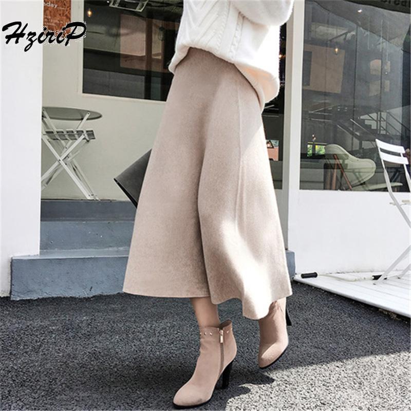 Skirts HziriP Autumn Winter Long Skirt Women Vintage Woolen High Waist Saia Faldas Solid Womens Warm Maxi, Black
Skirts HziriP Autumn Winter Long Skirt Women Vintage Woolen High Waist Saia Faldas Solid Womens Warm Maxi, Black