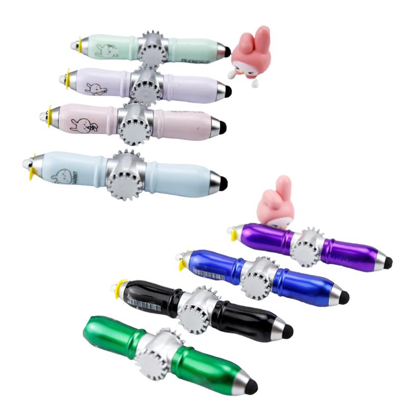 Flashlights Torches 4PCS Fingertip Gyro Pen Luminous Stress Reliever Stylus Decompression Plastic Rotating LED Light Household School Gadget
Flashlights Torches 4PCS Fingertip Gyro Pen Luminous Stress Reliever Stylus Decompression Plastic Rotating LED Light Household School Gadget