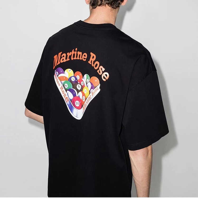 Men' T-Shirts Martine rose alphabet billiards printed short T-shirt high American street loose round neck half sleeve men' fashion, Black
Men' T-Shirts Martine rose alphabet billiards printed short T-shirt high American street loose round neck half sleeve men' fashion, Black