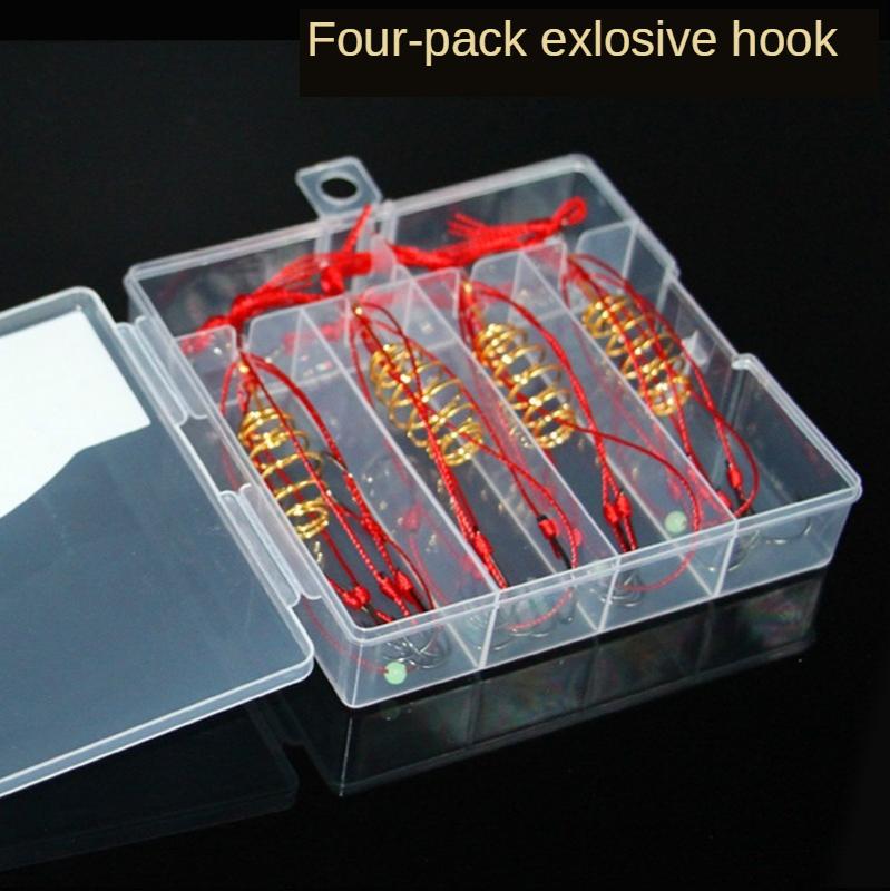 4-Piece Set Of Fishing Tackle High-Efficiency Explosive Hook Luminous Beads Carp Hooks
4-Piece Set Of Fishing Tackle High-Efficiency Explosive Hook Luminous Beads Carp Hooks