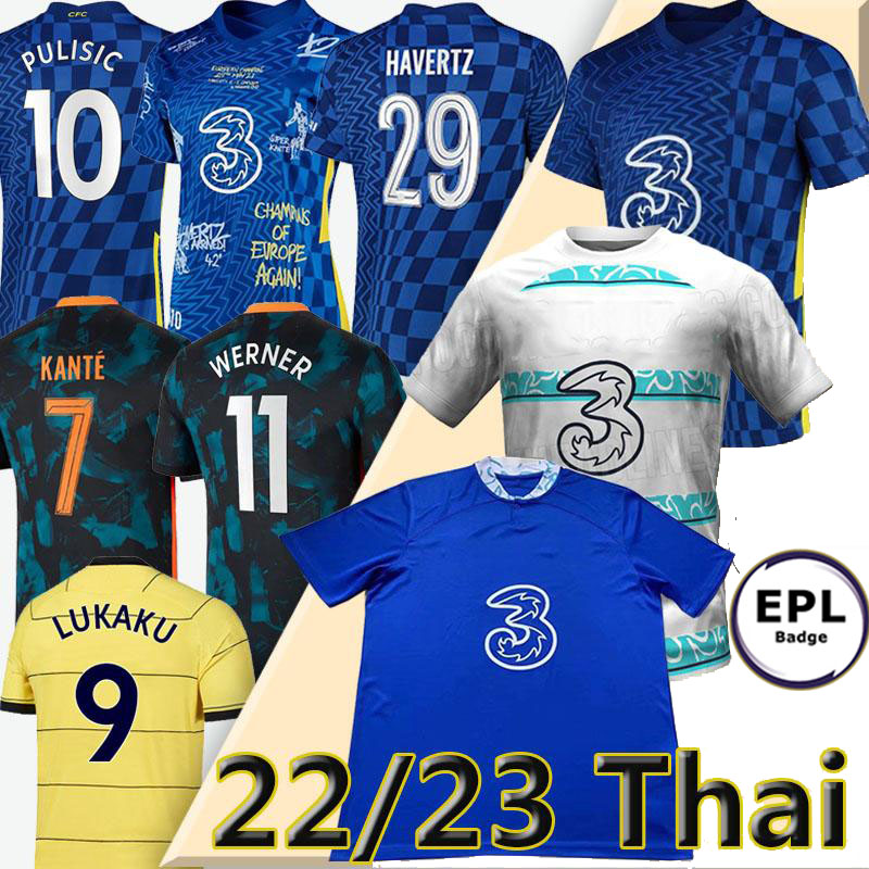 LUKAKU 2022 2023 CFC WERNER HAVERTZ CHILWELL ZIYECH Soccer Jerseys PULISIC home lukaku yellow blue Football Shirt KANTE MOUNT Men Kids Kits tops Special 42 Champions, Third ucl
LUKAKU 2022 2023 CFC WERNER HAVERTZ CHILWELL ZIYECH Soccer Jerseys PULISIC home lukaku yellow blue Football Shirt KANTE MOUNT Men Kids Kits tops Special 42 Champions, Third ucl