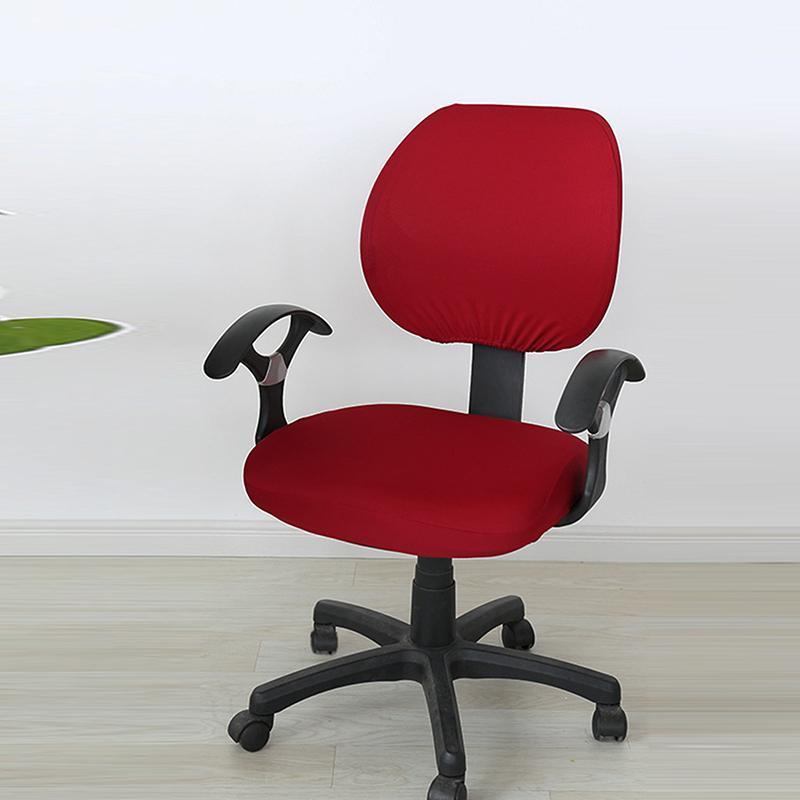 Chair Covers Office Cover Solid Computer Spandex Stretch Armchair Seat Case 2 Pieces Removable And Washable
Chair Covers Office Cover Solid Computer Spandex Stretch Armchair Seat Case 2 Pieces Removable And Washable