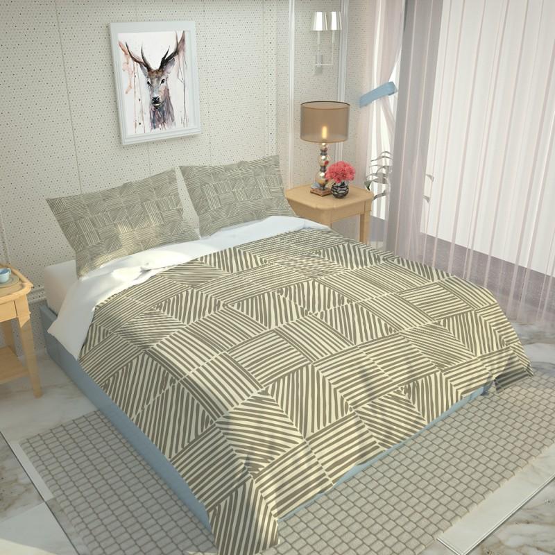 Fashion Grey Printed Bedding Home Textiles Single Bed Double Duvet Cover Pillow Case Sheet Boy Girl Set Sets