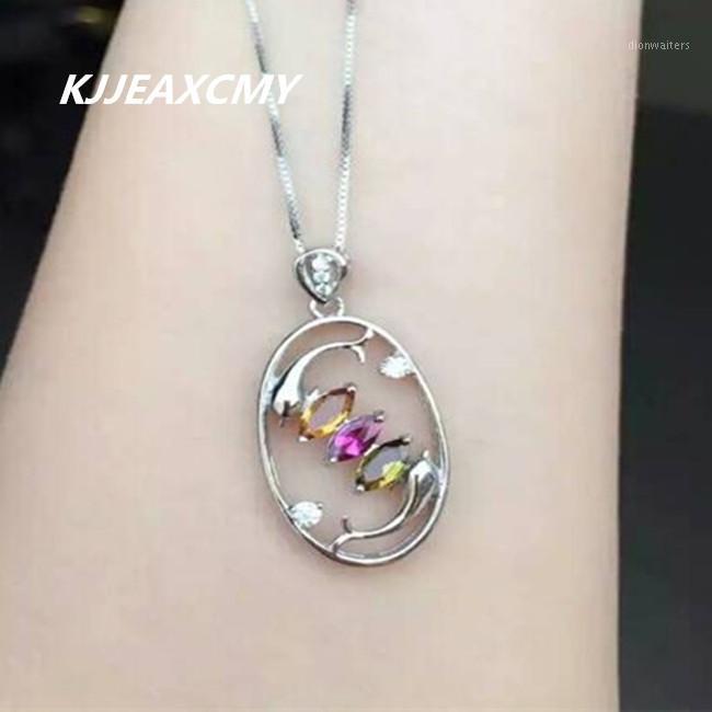 Chains Boutique Jewelry, Women's Natural Tourmaline Pendants, Jewelry Wholesale, S925 Silver, Pure Silver