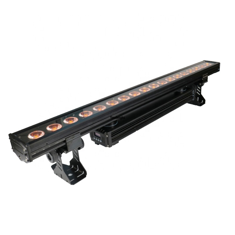 8pcs led wireless wall washer waterproof 18*18W RGBWA UV 6in1 IP65 Battery remote control Outdoor Linear Led Wall Washer Light