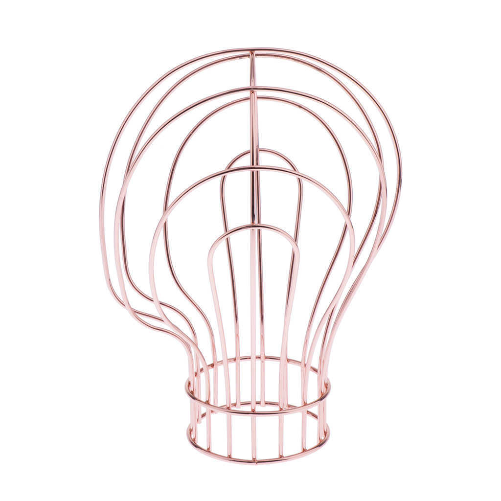 Freestanding Wire Mannequin Head Hat Stand/ Hat Rack / Wig Holder Storage Display Stand Metal Wig Stands Wig Head Holder 211013