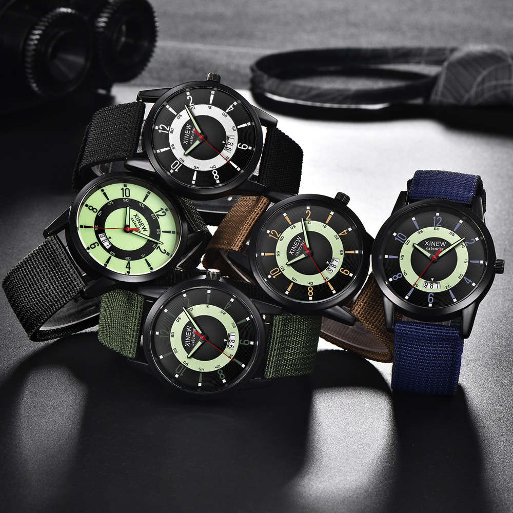 Watch Mens Brand Watches Fashion Nylon Band Date Quartz Wristwatch, Slivery;brown
Watch Mens Brand Watches Fashion Nylon Band Date Quartz Wristwatch, Slivery;brown