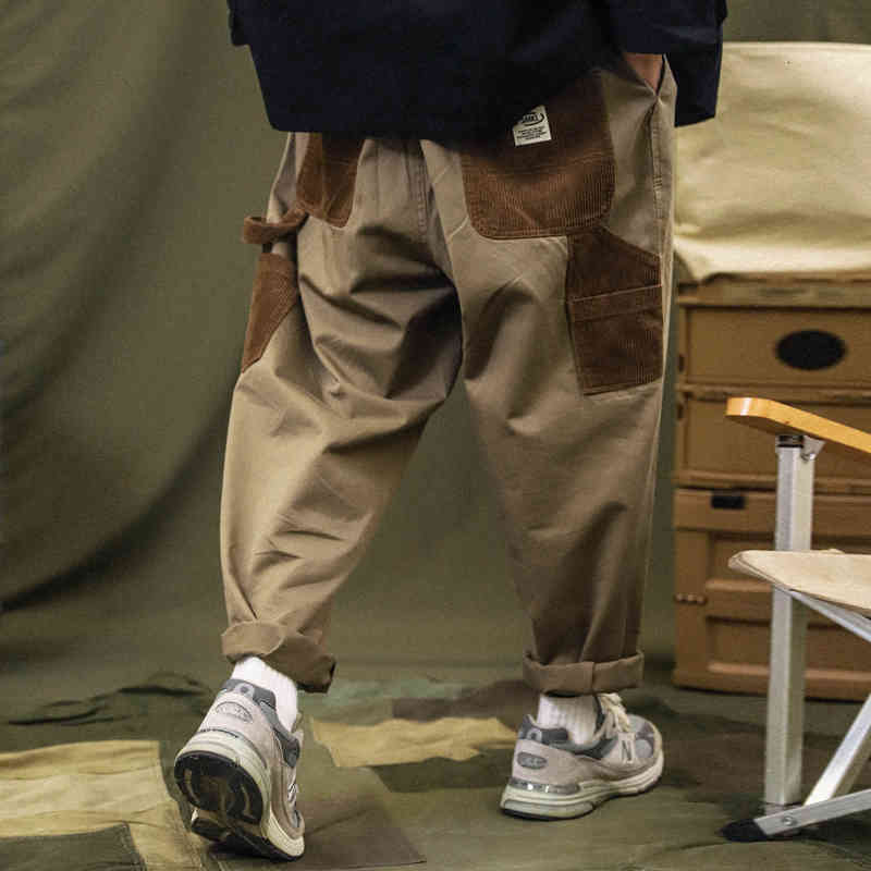 Men's Pants TDFR Patchwork Cargo Men Corduroy Contrast Stitch Trousers Mens Streetwear Loose Casual SQNJ, Extra not product
Men's Pants TDFR Patchwork Cargo Men Corduroy Contrast Stitch Trousers Mens Streetwear Loose Casual SQNJ, Extra not product