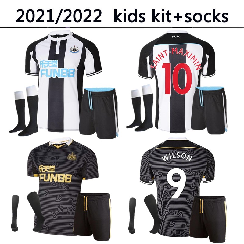 Kids full kit+Socks 21 22 Newcastl e soccer jersey WILSON UNITED JOELINTON 2021 2022 ALMIRON MAXIMIN SHELVEY ALMIRÃN LEWIS RITCHIE GAYLE LAS, Black
Kids full kit+Socks 21 22 Newcastl e soccer jersey WILSON UNITED JOELINTON 2021 2022 ALMIRON MAXIMIN SHELVEY ALMIRÃN LEWIS RITCHIE GAYLE LAS, Black