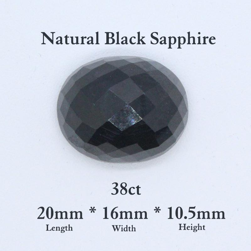 Other Real Black Sapphire Loose Gemstone 38ct 20mm * 16mm 10.5mm 100% Natural Divination Jewelry DIY
Other Real Black Sapphire Loose Gemstone 38ct 20mm * 16mm 10.5mm 100% Natural Divination Jewelry DIY