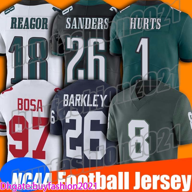 1 Jalen Hurts Jersey NCAA College Football 26 Miles Sanders Jerseys 18 Jalen Reagor 86 Zach Ertz Jersey Jason Kelce Fletcher Cox Darius Slay, Black;red
1 Jalen Hurts Jersey NCAA College Football 26 Miles Sanders Jerseys 18 Jalen Reagor 86 Zach Ertz Jersey Jason Kelce Fletcher Cox Darius Slay, Black;red
