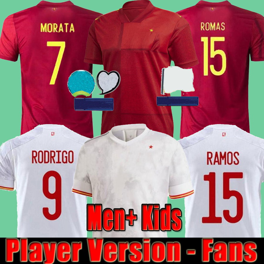 20 21 Player Version Spain soccer jerseys Fans Pre Match Polo Asensio RAMOS MORATA 2021 Espana Goalkeeper camisetas Football Shirts Men + Kids Kitskit, Away fans 3 patch
20 21 Player Version Spain soccer jerseys Fans Pre Match Polo Asensio RAMOS MORATA 2021 Espana Goalkeeper camisetas Football Shirts Men + Kids Kitskit, Away fans 3 patch