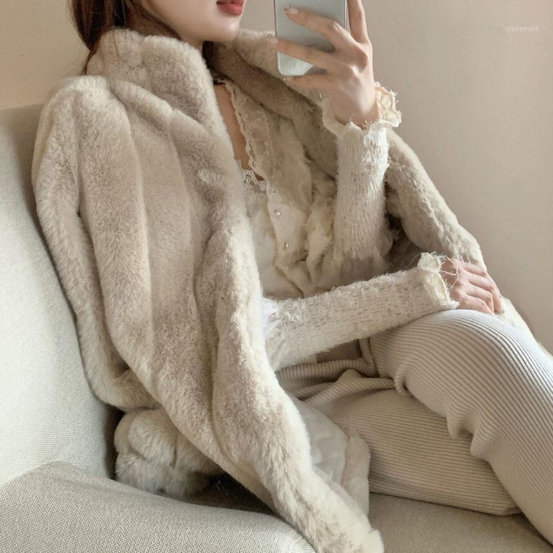 Women's Fur & Faux Women Coat Winter Thick Warm Loose Long Sleeve Jacket Solid Open Stitch Female Imitation Overcoat L911, Apricot
Women's Fur & Faux Women Coat Winter Thick Warm Loose Long Sleeve Jacket Solid Open Stitch Female Imitation Overcoat L911, Apricot