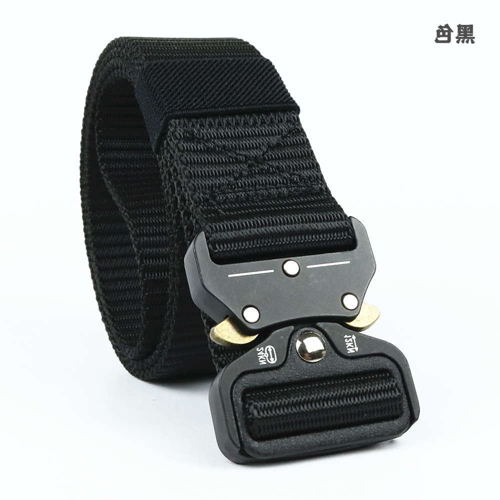 Belt Outdoor men's Cobra buckle imitation nylon quick dry canvas military tactical belt, Black;brown
Belt Outdoor men's Cobra buckle imitation nylon quick dry canvas military tactical belt, Black;brown