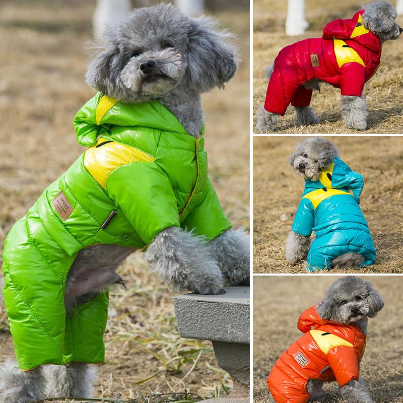 Winter Pet Clothes Super Warm Dog Jumpsuit Cute Four-legged Puppy Jacket Coat Overalls For Small Medium Dogs Chihuahua Teddy Apparel
Winter Pet Clothes Super Warm Dog Jumpsuit Cute Four-legged Puppy Jacket Coat Overalls For Small Medium Dogs Chihuahua Teddy Apparel
